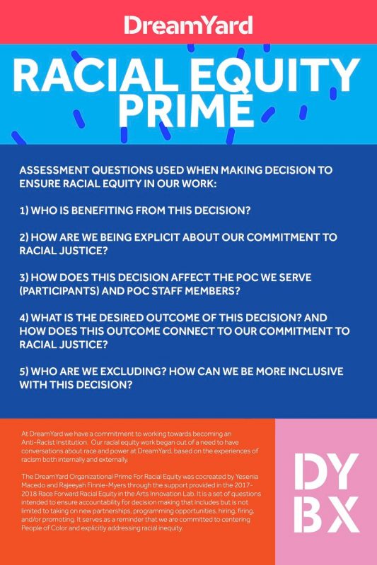 Racial Equity Resources DreamYard